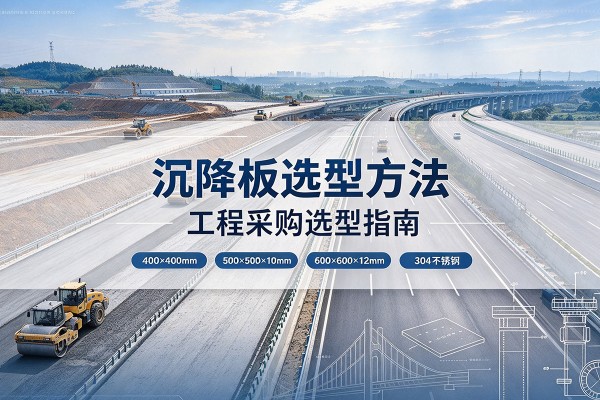 鹰潭沉降板选择方法