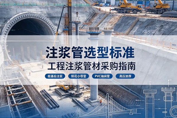 鹰潭注浆管选型标准