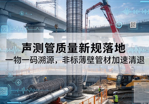 鹰潭声测管质量新规落地，一物一码溯源，非标薄壁管材加速清退