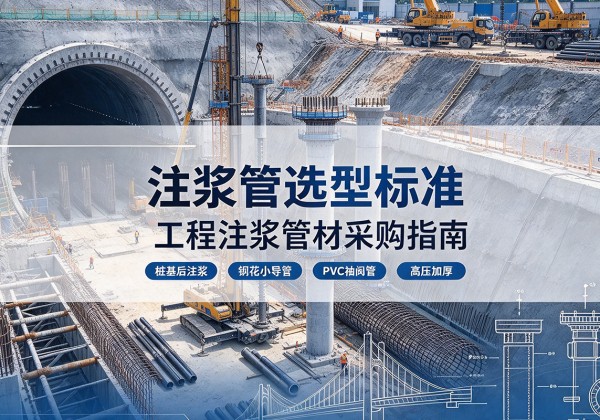 鹰潭注浆管选型标准